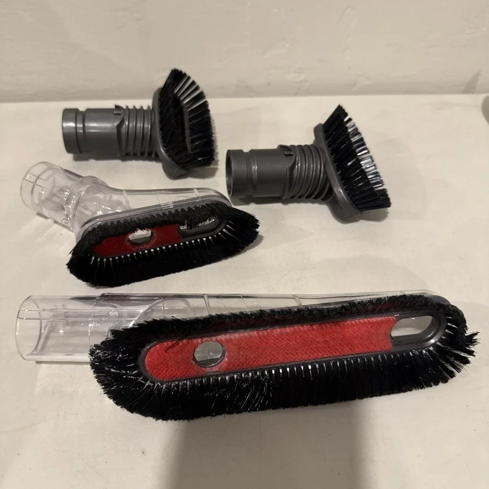 Dyson‎ DC65 Bag Organizer 4 Brushes Manual Kit OEM Up Top Pet Mattress Tool Lot